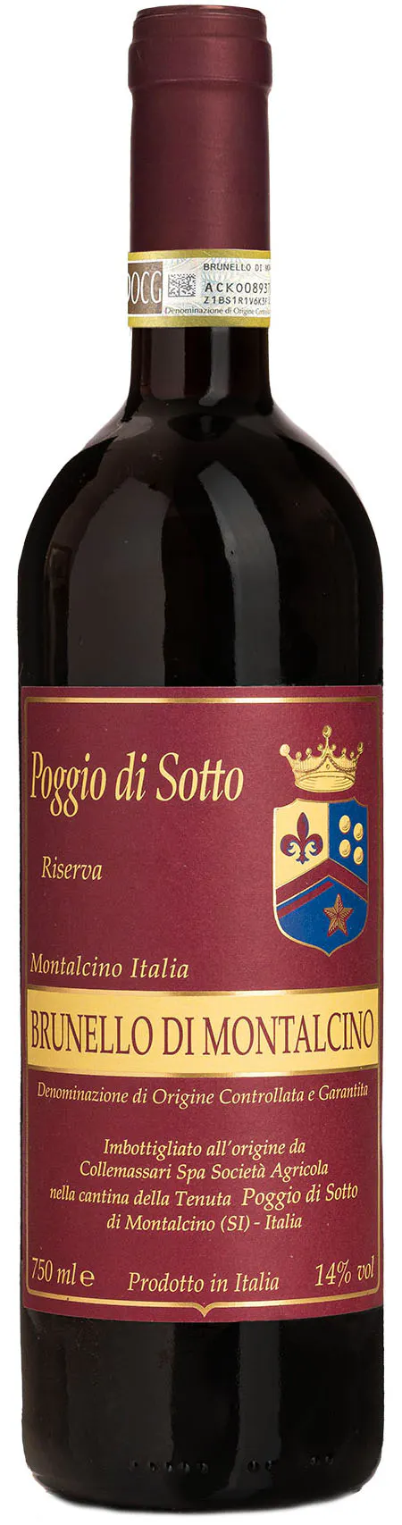 Poggio di Sotto Brunello di Montalcino Riserva 2018 750ml