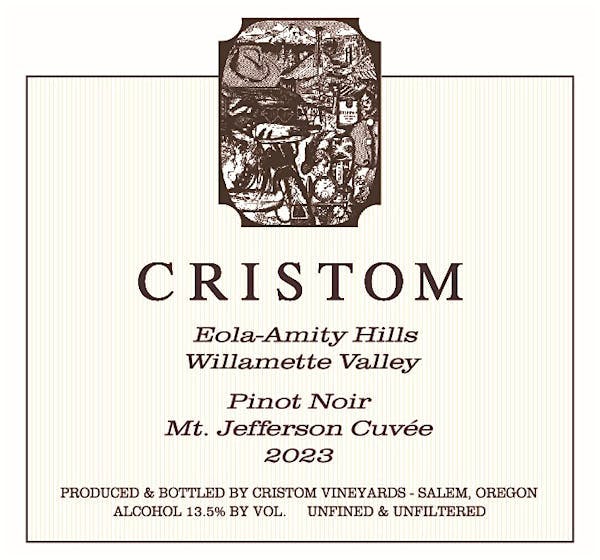 Cristom Mt. Jefferson Cuvee Pinot Noir 2023 750ml