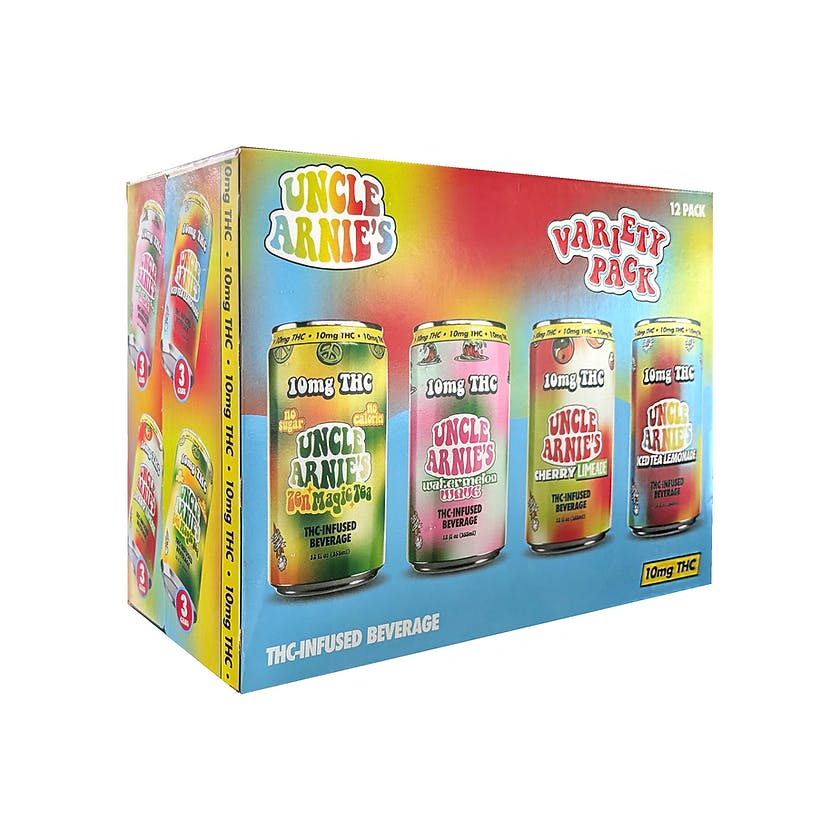Uncle Arnie's Variety Pack 10mg THC 12 pack Can - Vine Republic