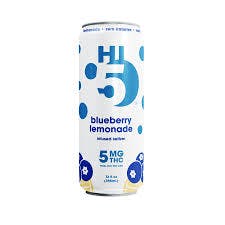Channel s High5 5’4” Hi5 Cannabis Beverages Blueberry Lemonade 5mg THC 4 pack Can