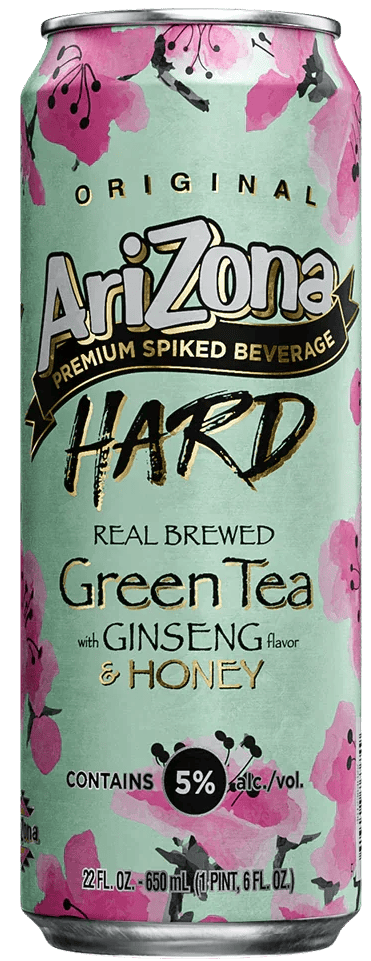 AriZona Hard Iced Green Tea 22 oz. Can - Yankee Spirits