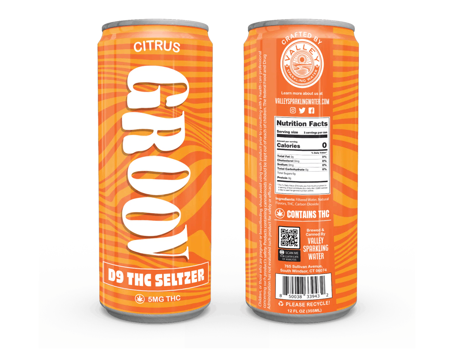 Hi5 Cannabis Beverages Blueberry Lemonade 5mg THC 4 pack Can