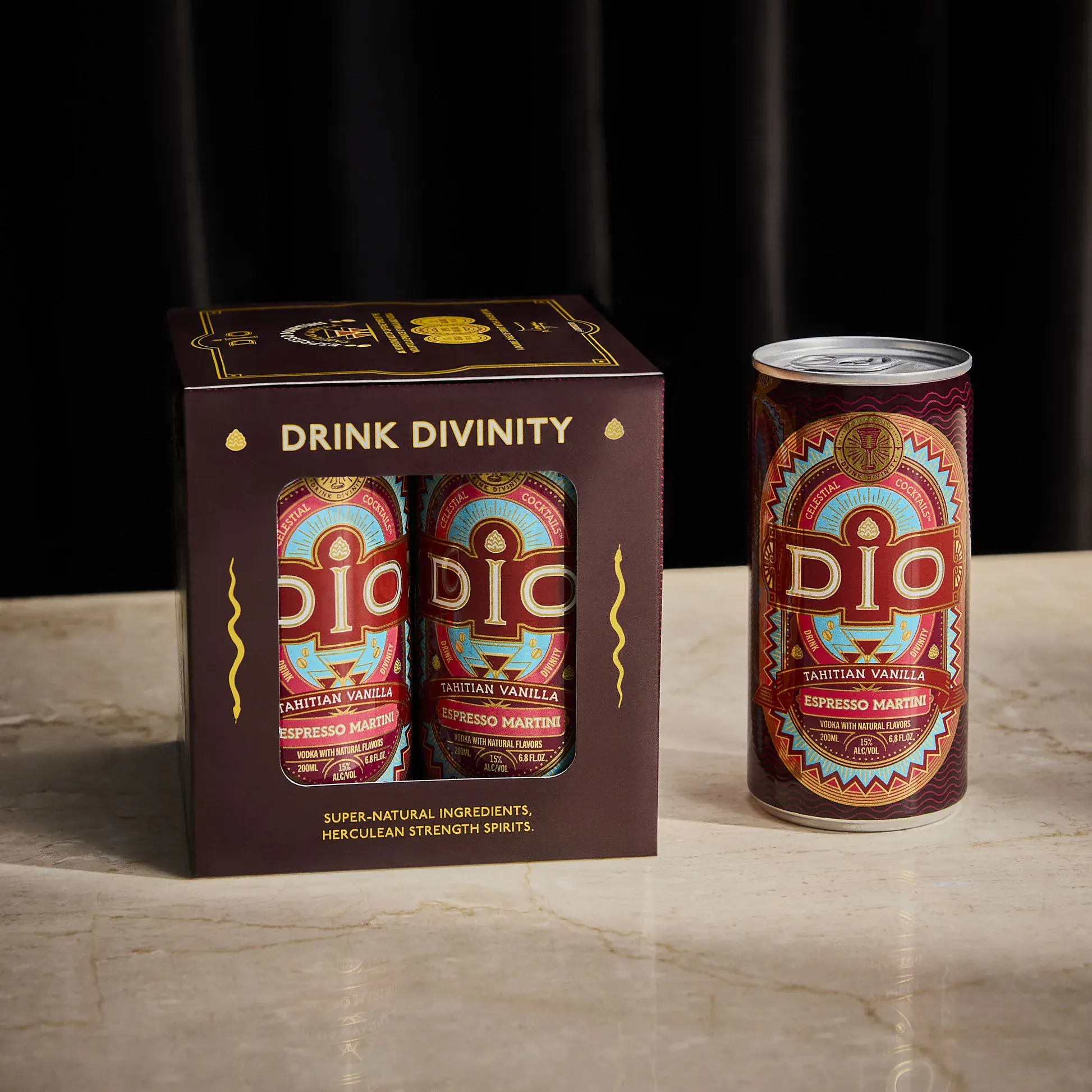 DIO Tahitian Vanilla Espresso Martini 4 pack 200ml Can - Hoboken Vine