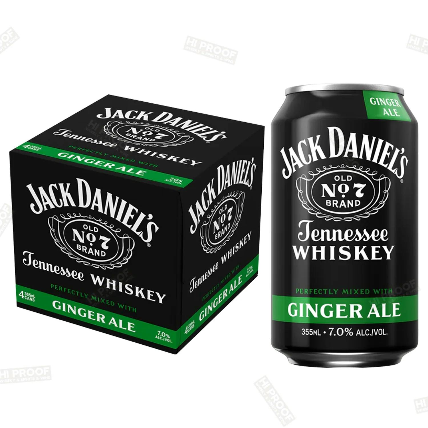 Jack Daniel's Jack Daniel's & Ginger Ale Cocktail 4 pack 12 oz