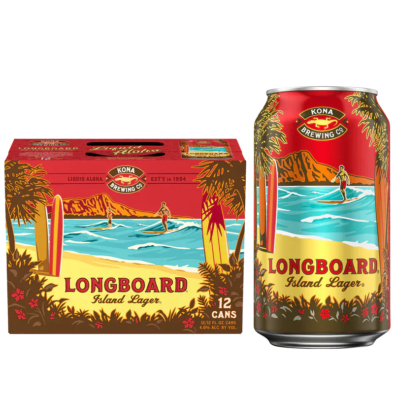 Kona Brewing Co. Longboard Island Lager 12 pack 12 oz. Can