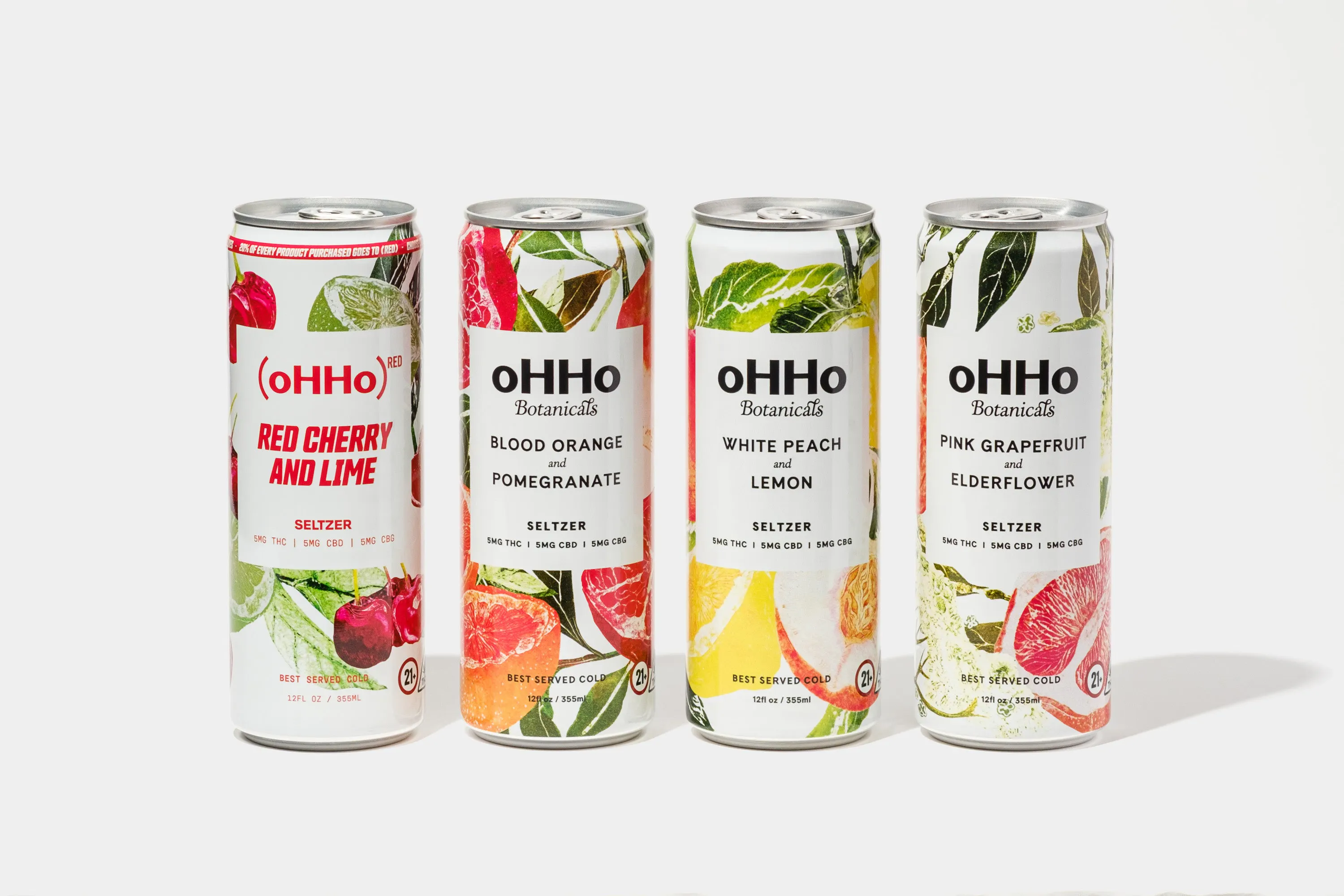 Chihua様オーダー　オーストリッチ羽バングル&ターキー羽ポンポンフロート oHHo Seltzer Multipack 10mg THC 8 pack 12 oz. Can - Vine Republic