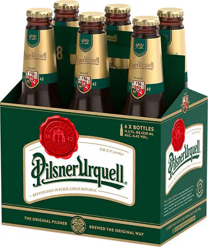 Pilsner Urquell The Original Pilsner 6 pack 12 oz. Bottle