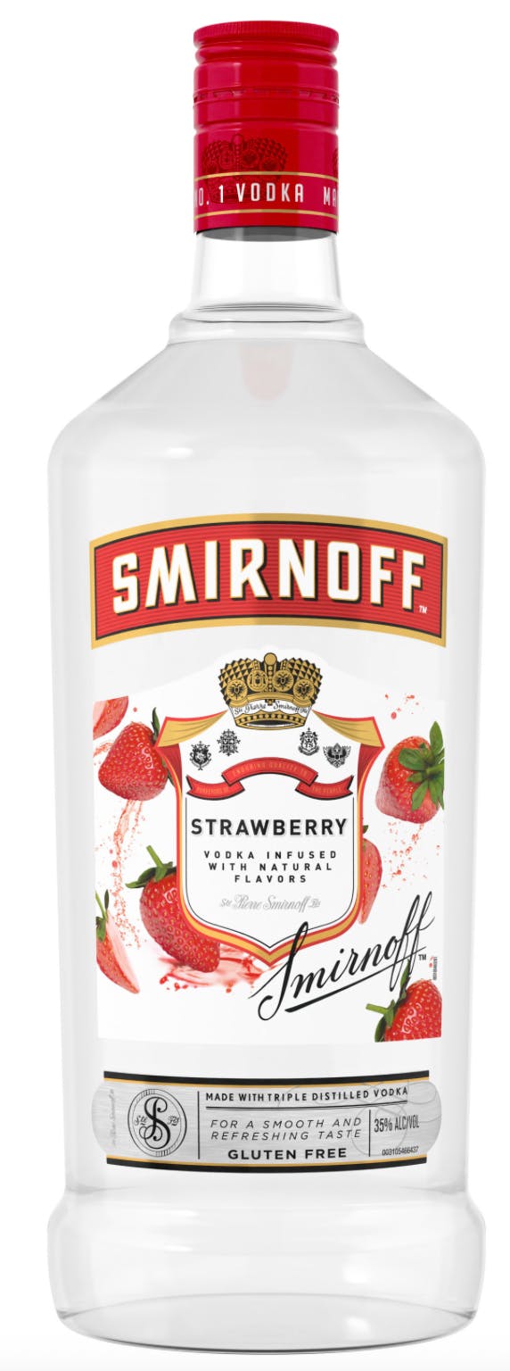 Smirnoff Strawberry Vodka 1.75L Plastic Bottle - Allendale Wine Shoppe