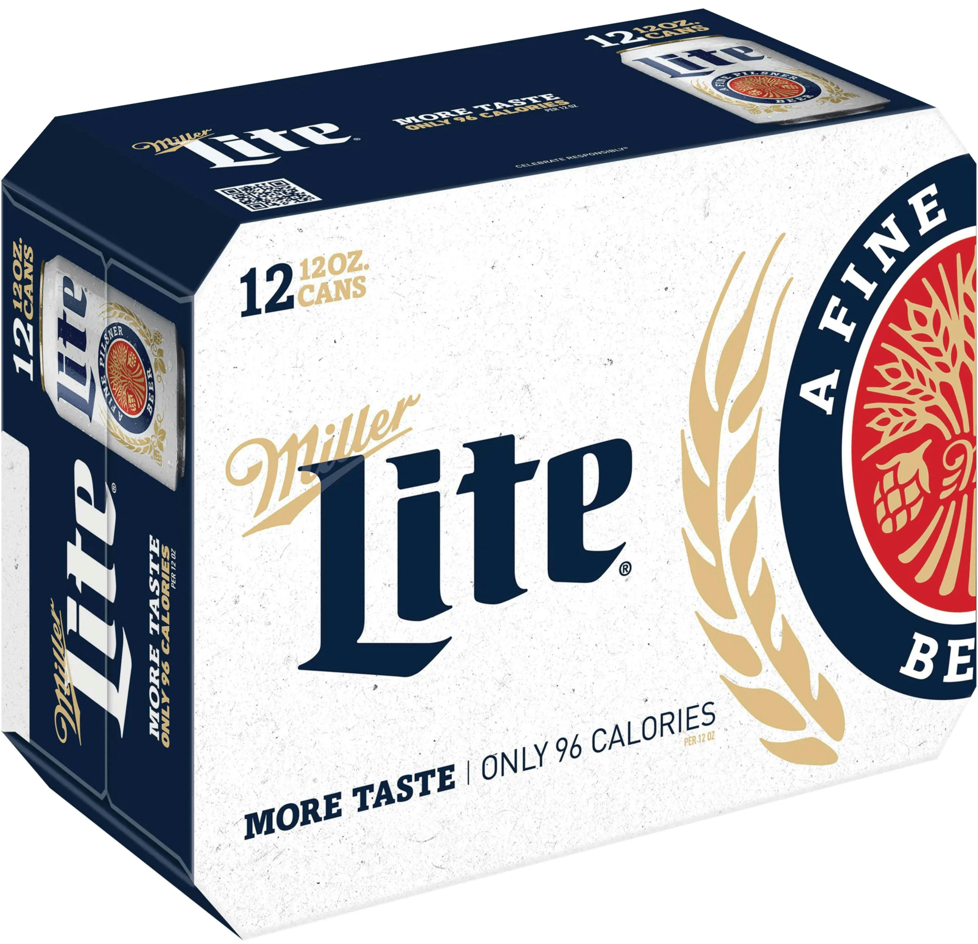 Miller Lite 12 pack 12 oz. Can
