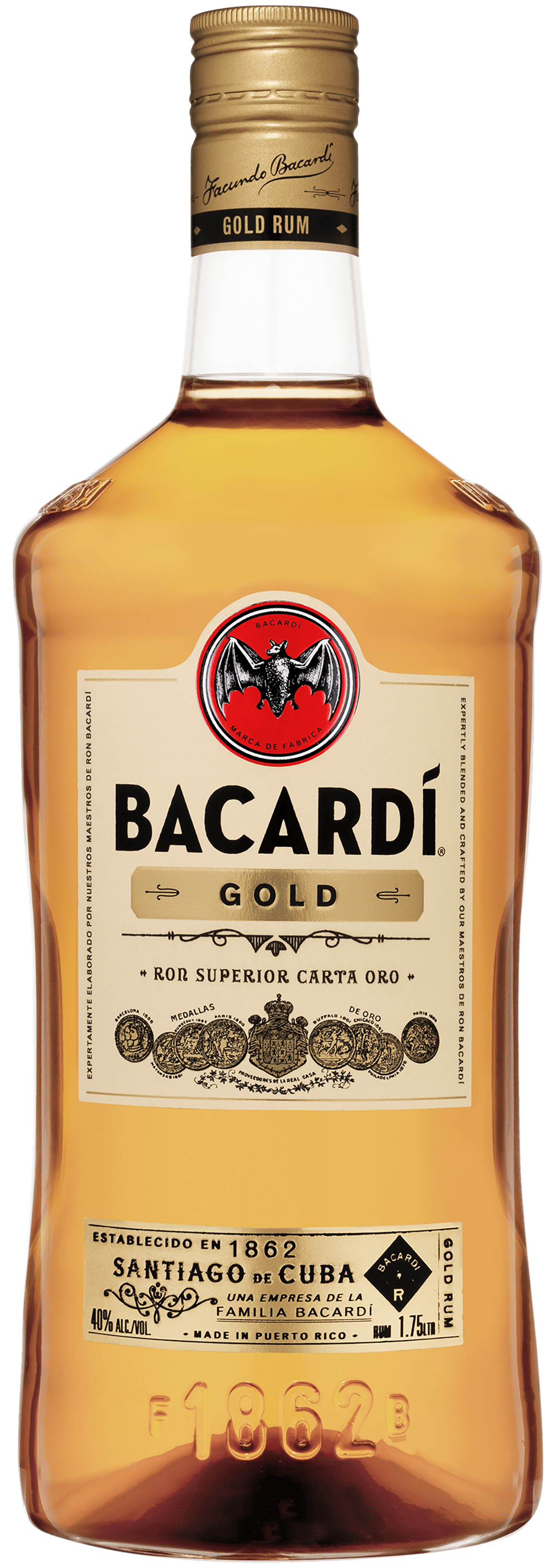 Bacardi Gold Rum 1.75L