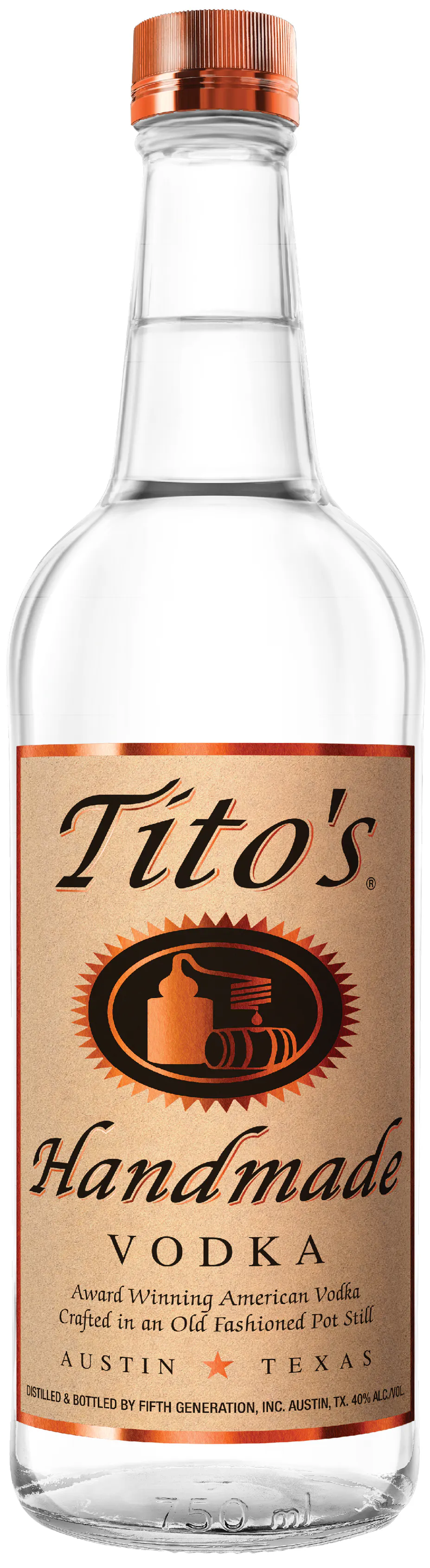 Tito's Handmade Vodka Handmade Vodka 750ml