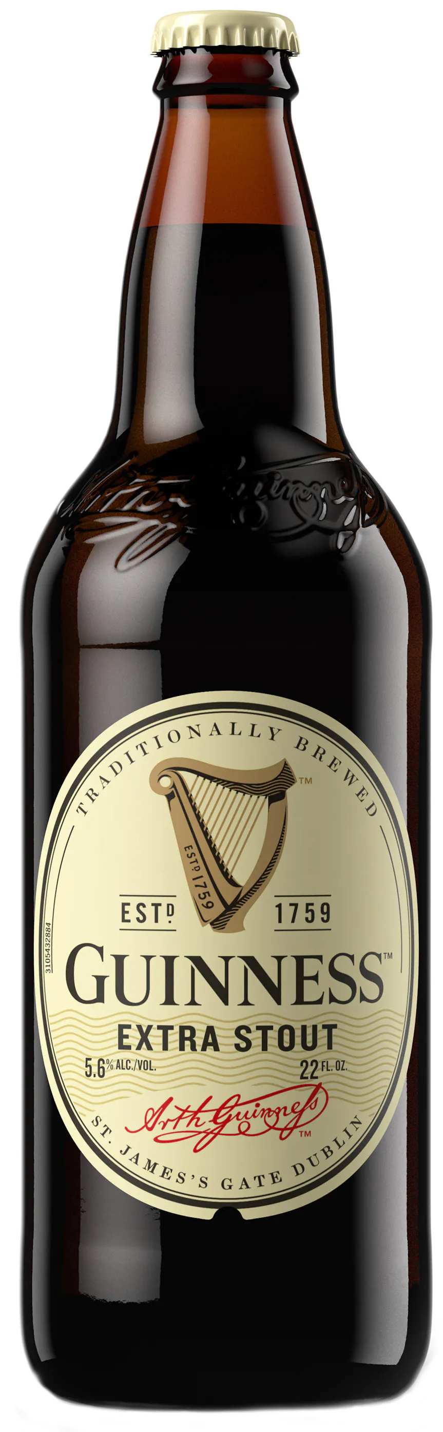 Panneau Décoratif En Bois Guinness - 22 X 32 Cm - Aspect Sculpté, Vernis Protecteur - Pour Mur Ou Porte