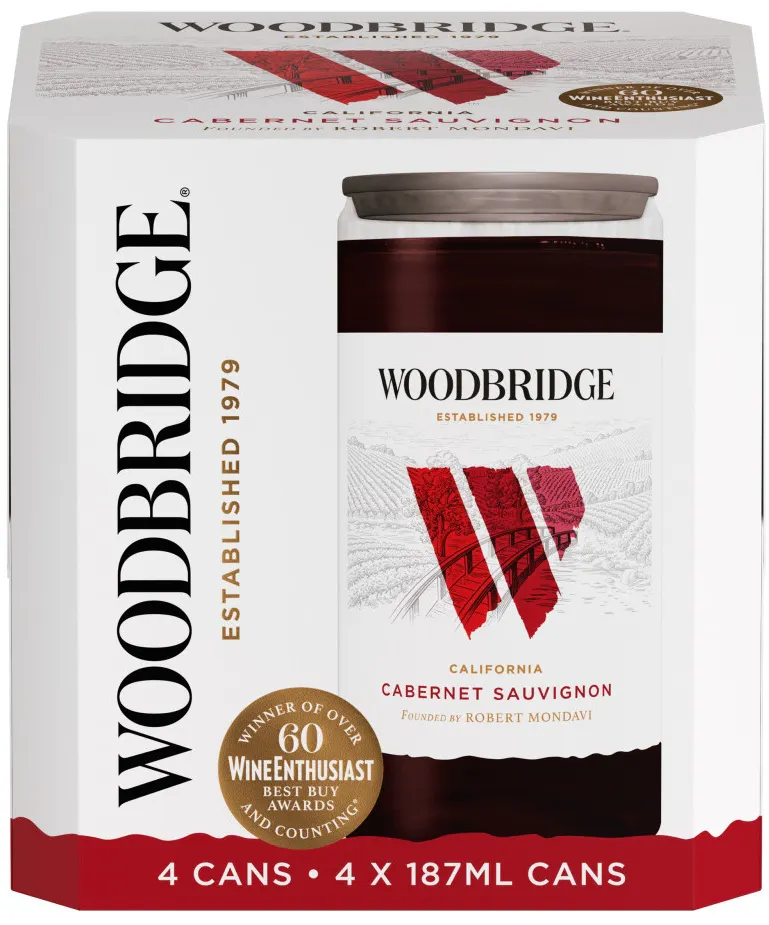 Woodbridge by Robert Mondavi Cabernet Sauvignon 4 pack 187ml Can