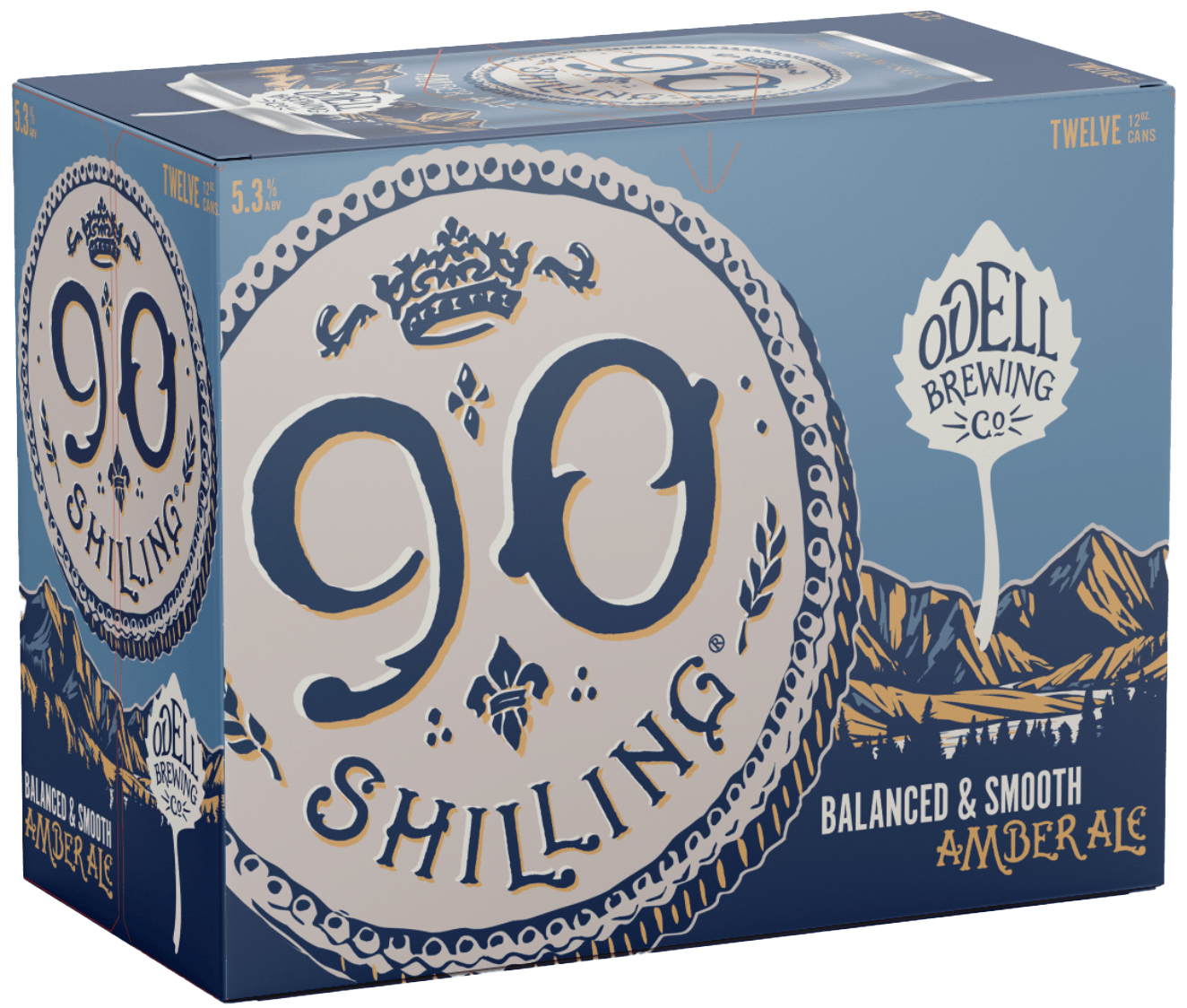 Odell Brewing Company 90 Shilling 12 pack 12 oz. Can