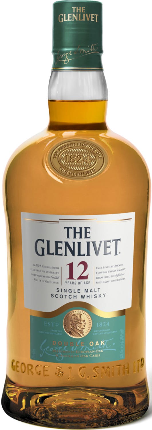 The Glenlivet Single Malt Scotch Whisky 12 year old 1.75L - Yankee