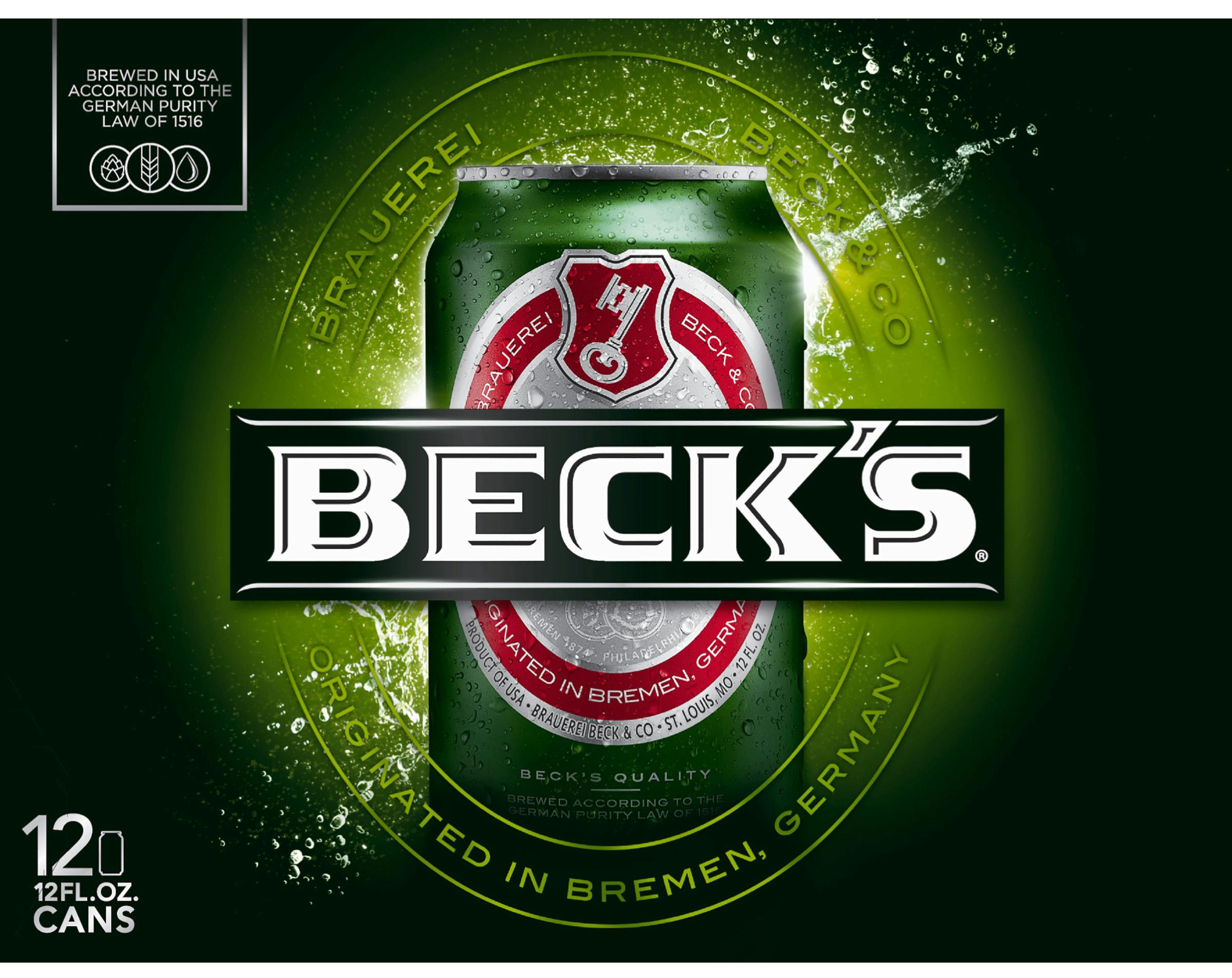 Beck's Beer 12 pack 12 oz. Can