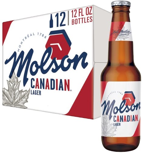 Molson Canadian 12 pack 12 oz. Bottle