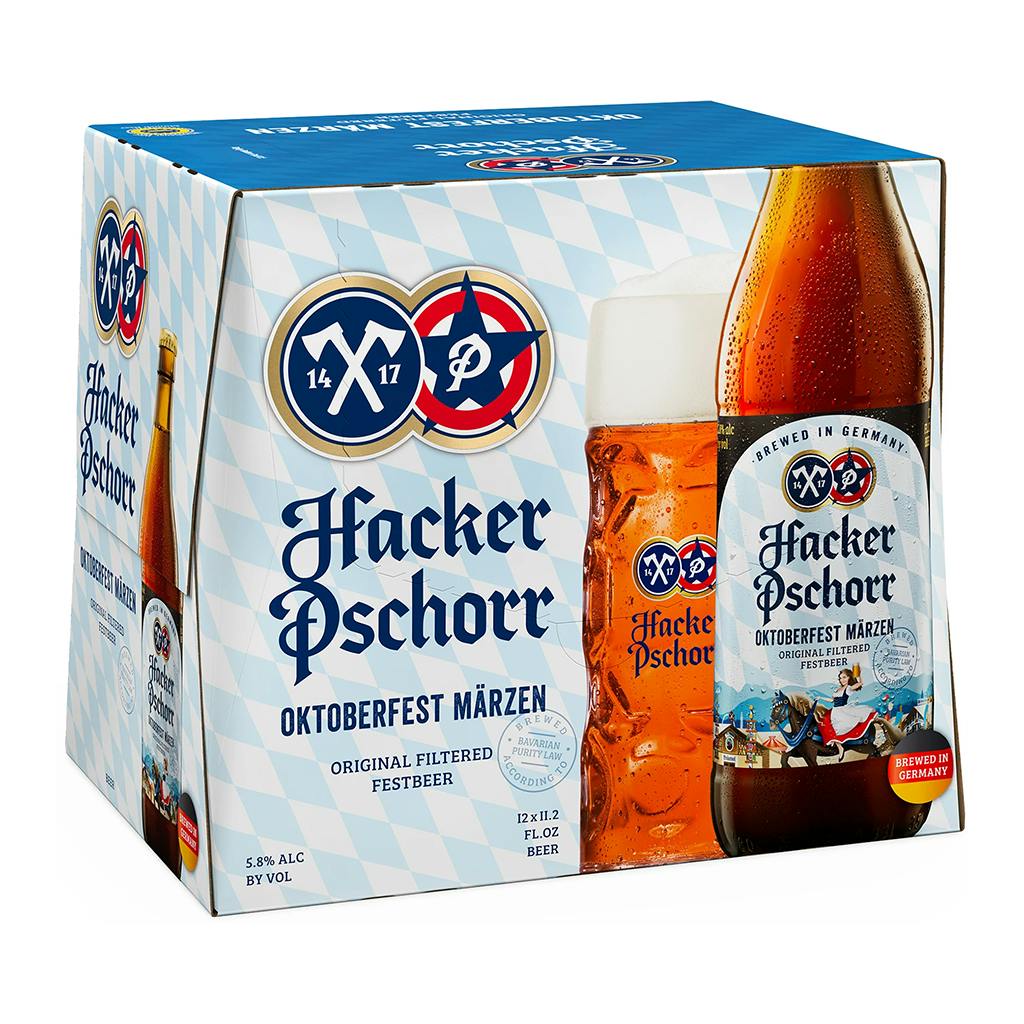 Hacker-Pschorr Oktoberfest 12 pack 12 oz. Bottle - Yankee Spirits