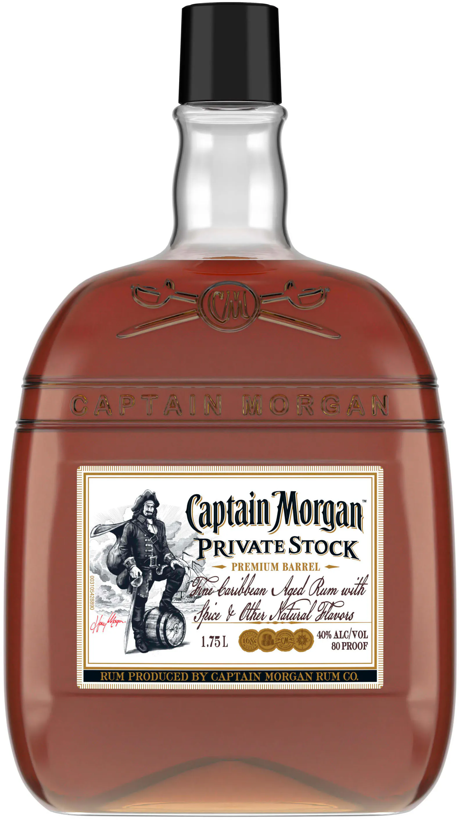 Captain Morgan Private Stock Rum 1.75L - Yankee Spirits