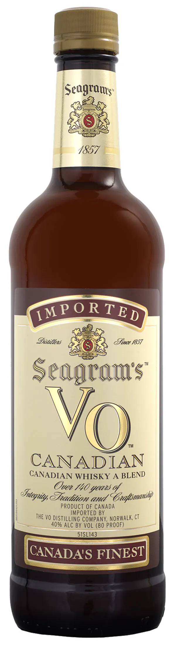 Seagram's VO Blended Canadian Whisky 750ml - Liquors Inc.