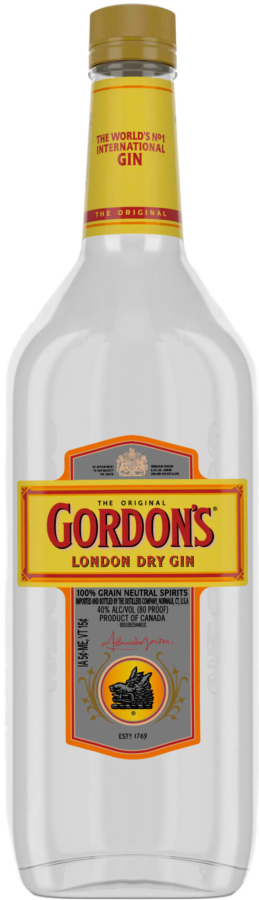 Gordon's London Distilled Dry Gin 1L - Yankee Spirits