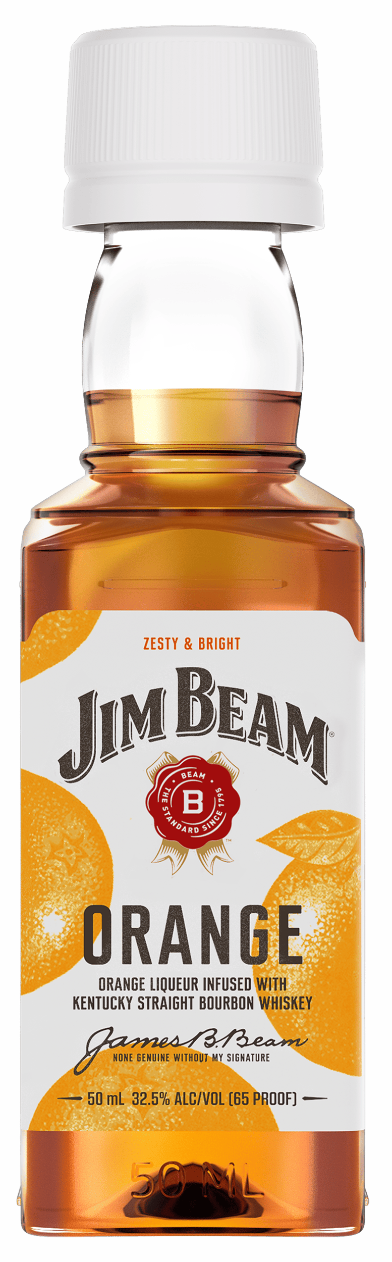 Jim Beam Orange Bourbon 50ml Plastic Bottle - Yankee Spirits