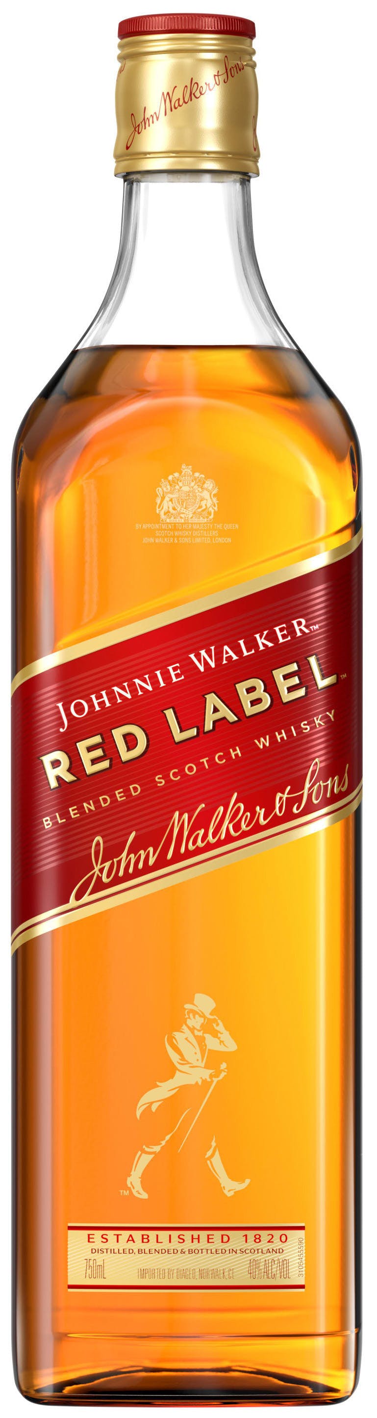 Johnnie Walker Red Label Blended Scotch Whisky 750ml - Yankee Spirits
