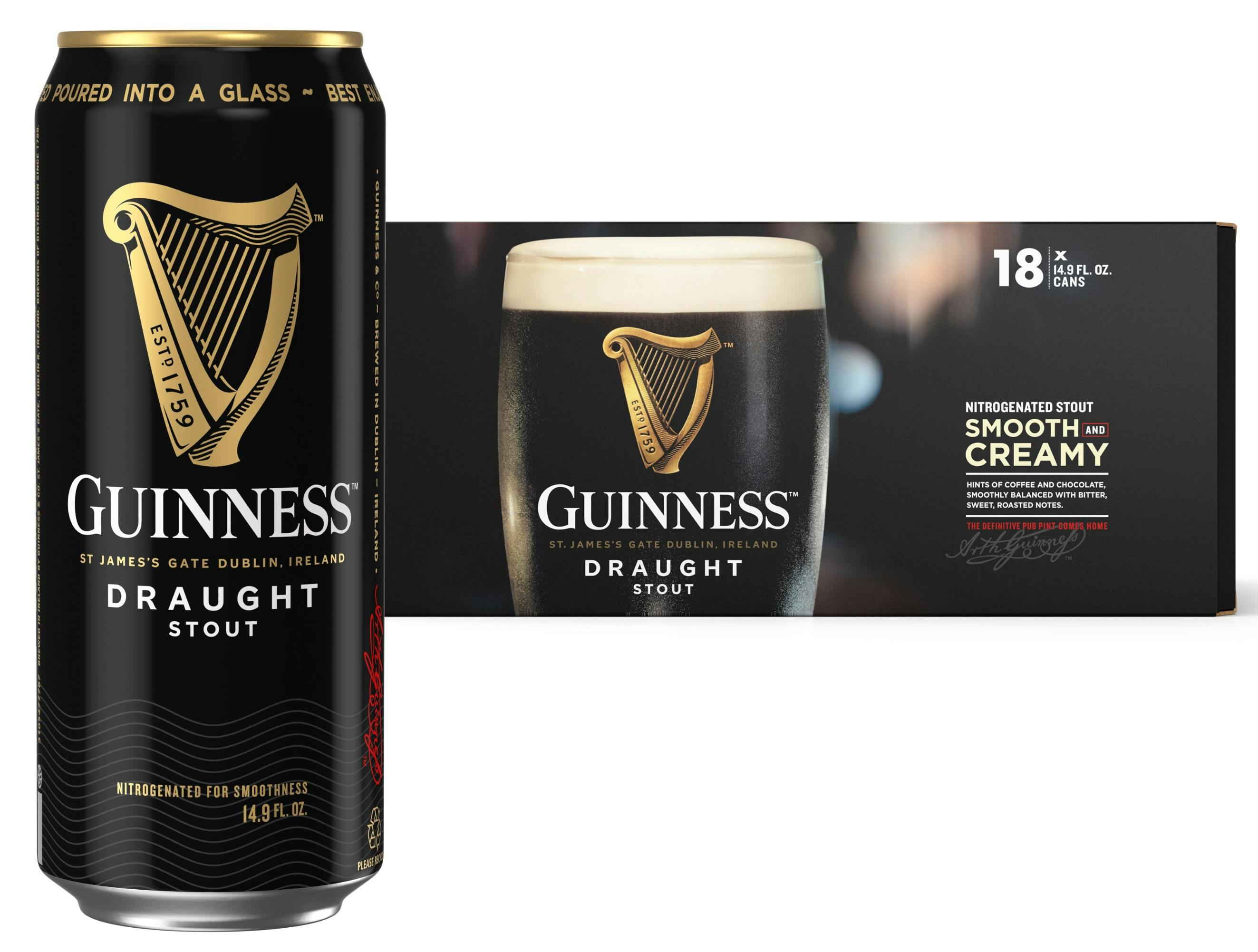 Guinness Draught 18 pack 15 oz. Can