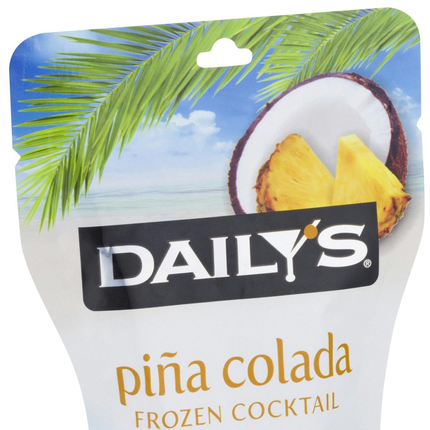 Daily's Cocktails Frozen Piña Colada 10 Pouch Order Liquor
