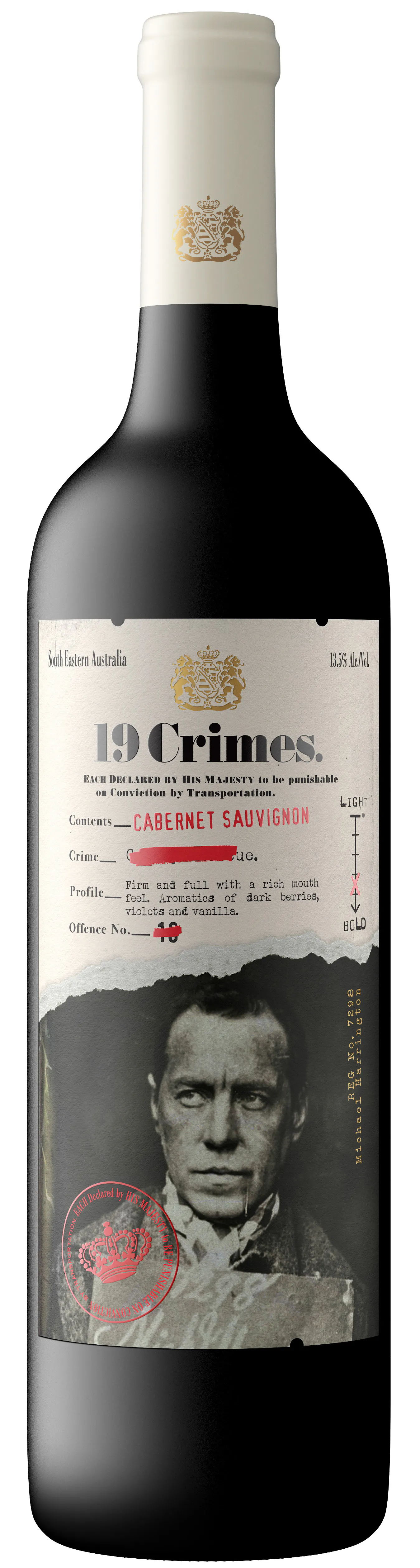 19 Crimes Cabernet Sauvignon 750ml - Vine & Co.