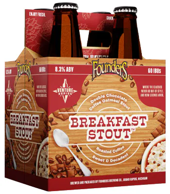 Founders Brewery Breakfast Stout 4 pack 12 oz.