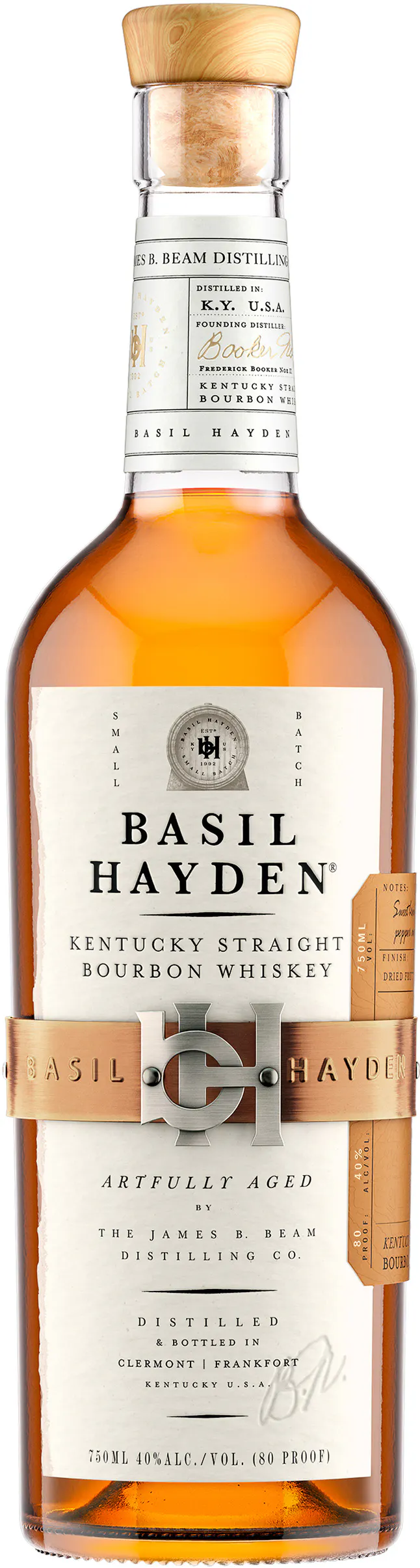 Basil Hayden Kentucky Straight Bourbon Whiskey 8 year old 750ml 