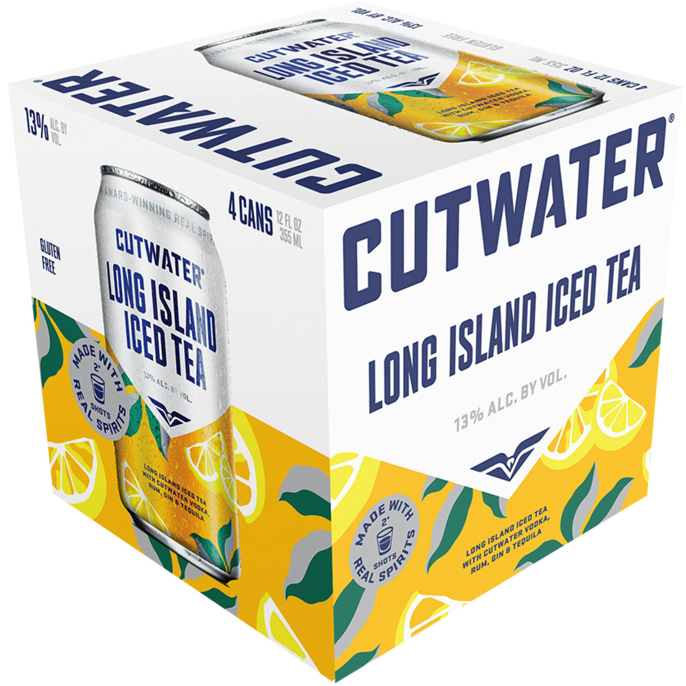 Cutwater Spirits Long Island Iced Tea 4 pack 12 oz. Can