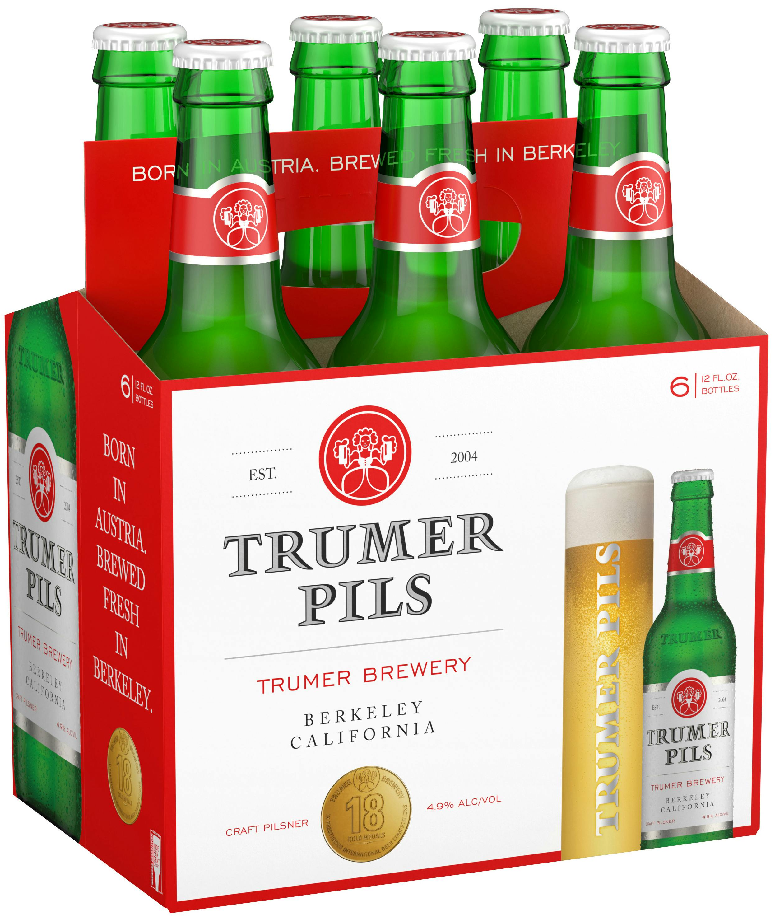 Trumer Pils Pilsner 6 pack 12 oz. Bottle