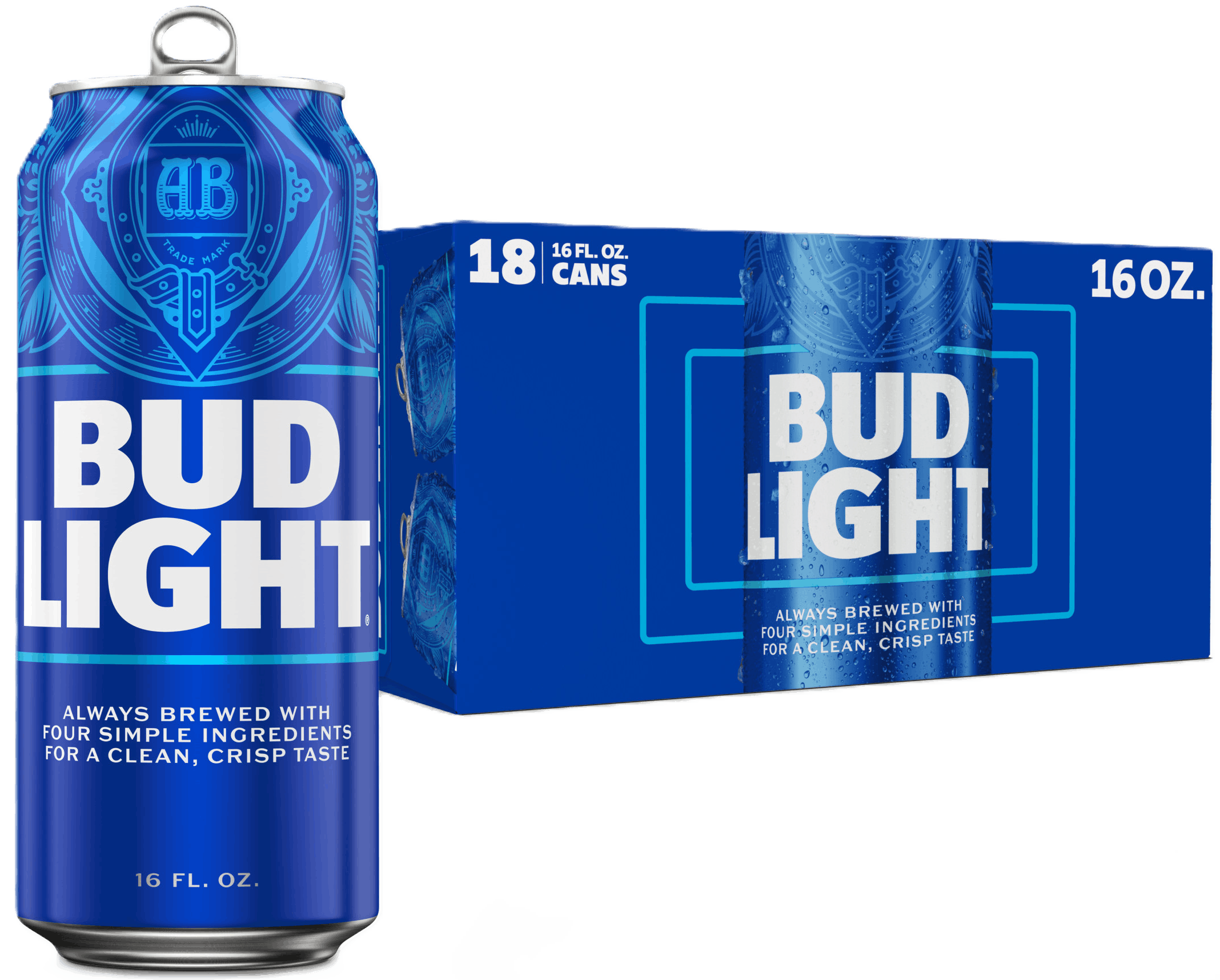 Bud Light Beer 18 pack 16 oz. Can - Outback Liquors