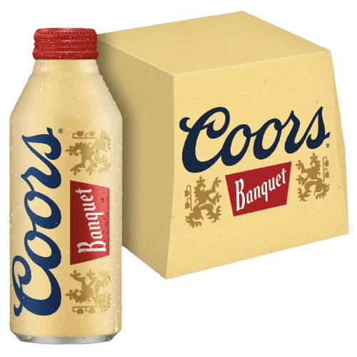 Coors Banquet 9 pack 16 oz. Aluminum Bottle - Argonaut Wine & Liquor