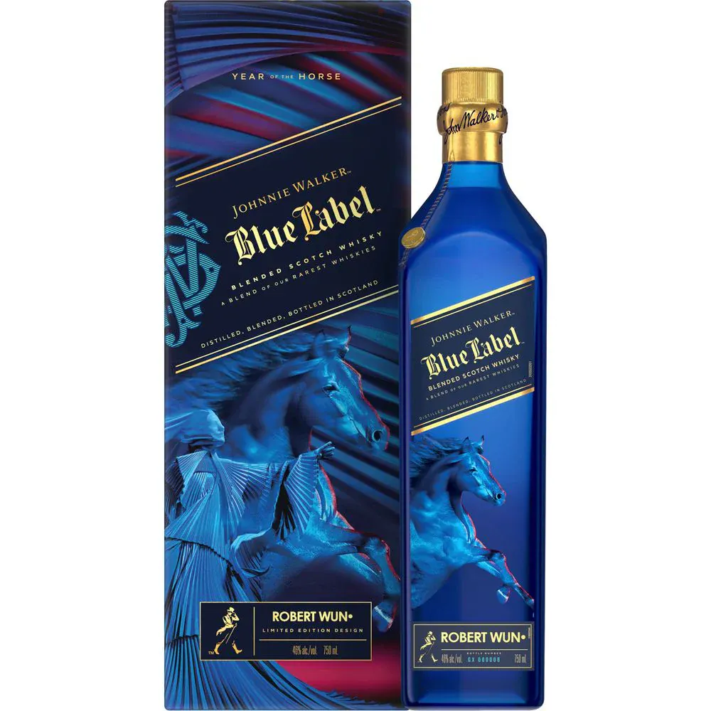 Johnnie Walker Blue Label Blended Scotch Whisky Chinese Lunar New