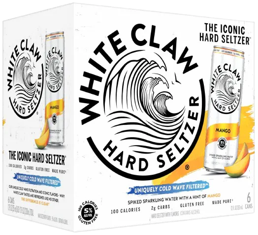White Claw Mango 6 pack 12 oz. Can - Yankee Spirits
