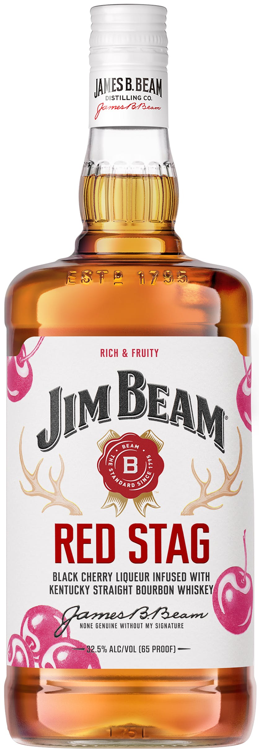 Jim Beam Red Stag Black Cherry Bourbon 1.75L - Yankee Spirits
