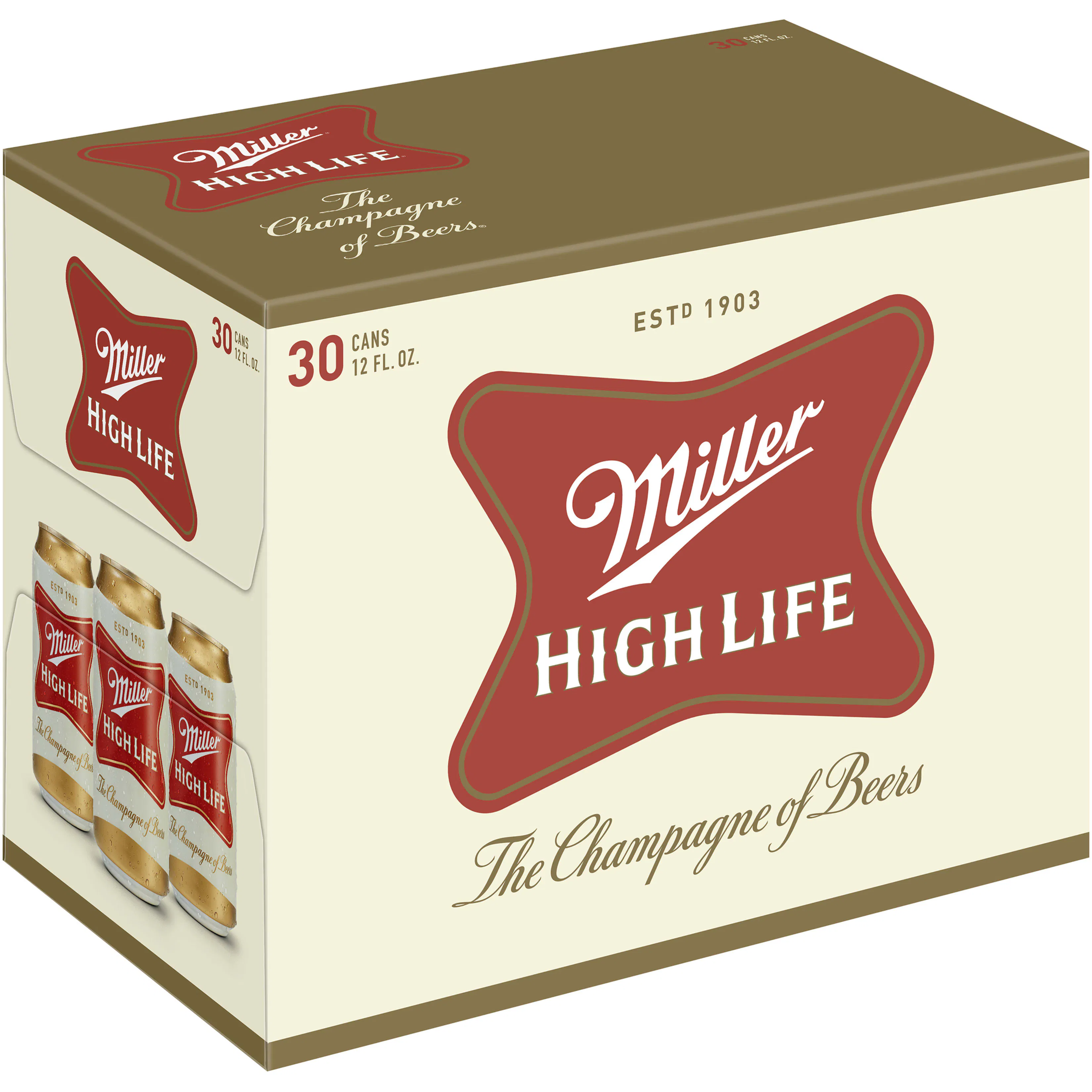 Miller High Life 30 pack 12 oz. Can