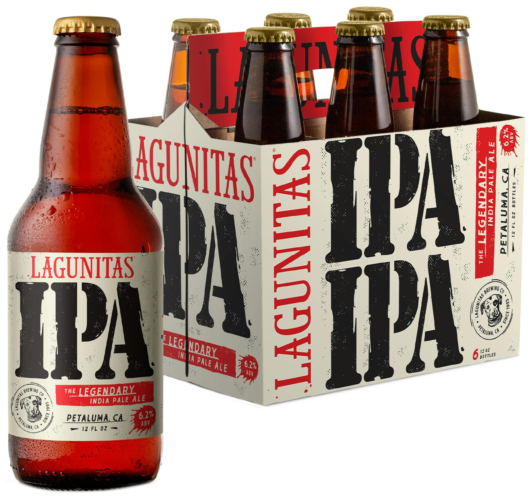 Lagunitas IPA 6 pack 12 oz. Bottle