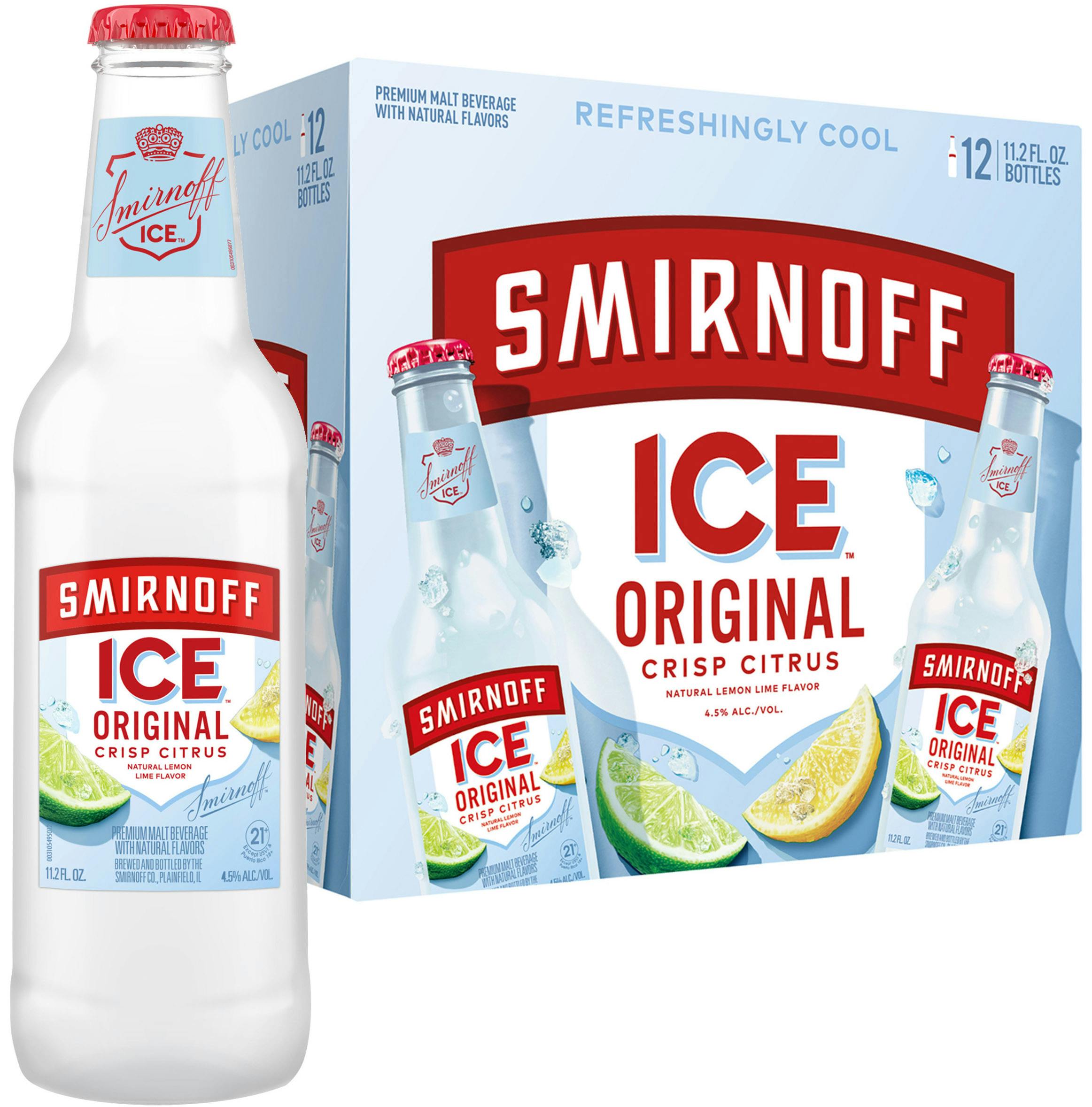 Smirnoff Ice Original 12 pack 11.2 oz. Bottle - Allendale Wine Shoppe