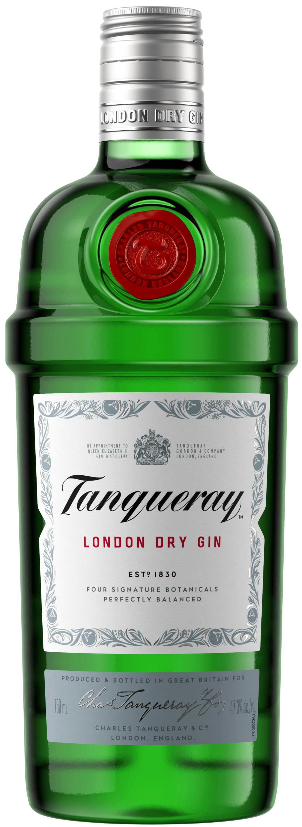 Tanqueray Imported London Dry Gin 750ml