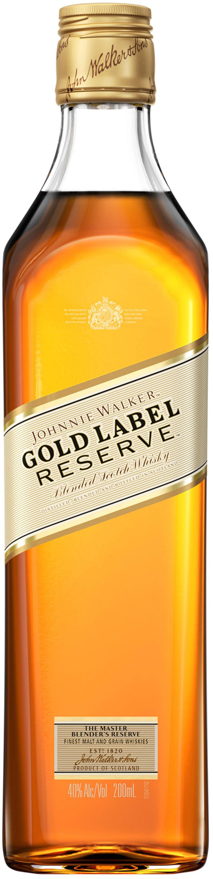 Johnnie Walker Gold Label Reserve Blended Scotch Whisky 200ml - Liquors Inc., image size:685x2816