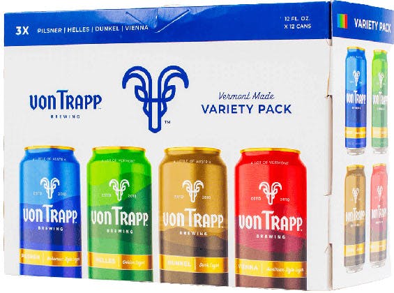 Von Trapp Brewing Variety Pack 12 pack 12 oz. Can - Yankee Spirits