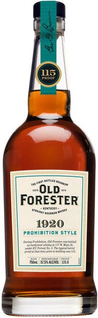 Old Forester 1920 Prohibition Style Bourbon 750ml - Bottle Shop of