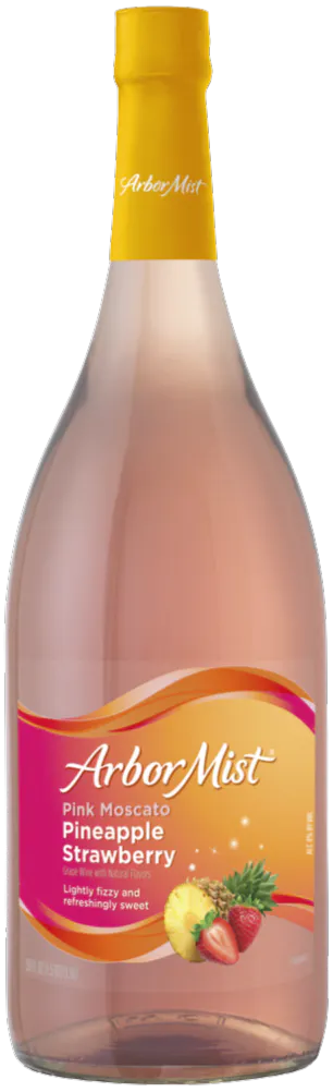 Arbor Mist Pineapple Strawberry Pink Moscato 1.5L - Yankee Spirits