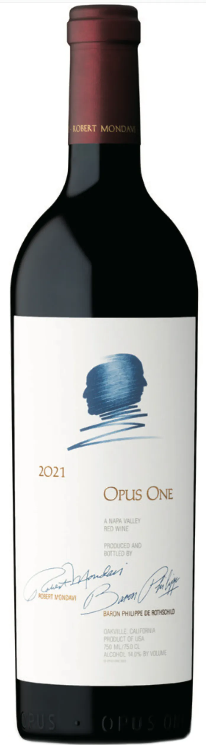 Opus One Napa Valley Red 2021 750ml - Bottle Shop of Spring Lake