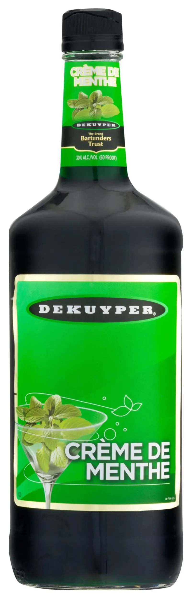 DeKuyper Creme de Menthe Green 1L