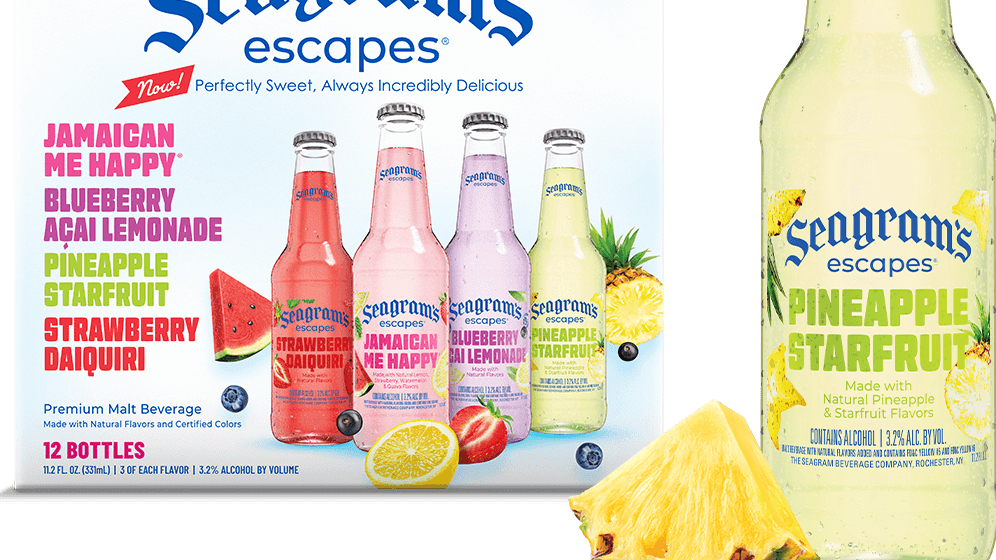 Seagram's Coolers Escapes Variety Pack 12 pack Bottle